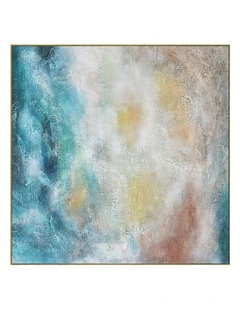 Modern Abstract Oil Hand Painted Wall Art With Frame 005 in Multi