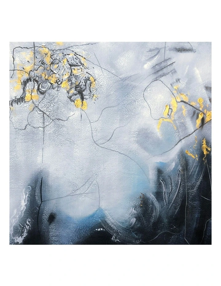 Modern Abstract Oil Hand Painted Wall Art With Frame 006 in Multi image 2