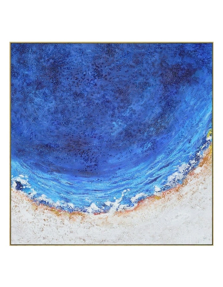 Modern Abstract Oil Hand Painted Wall Art With Frame 007 in Multi image 1