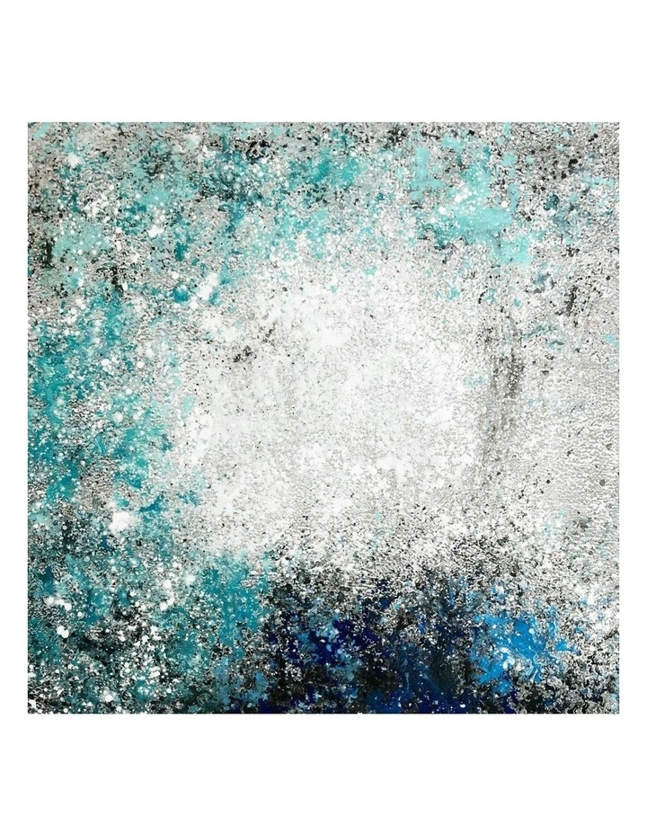 Modern Abstract Oil Hand Painted Wall Art With Frame 013 in Multi image 2