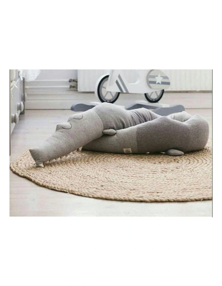 Alligator Baby Cot Bumper Flush Toy 185cm in Multi image 2