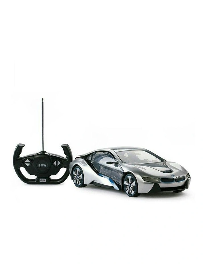 Licensed 1:14 Radio Control Car - BMW I8 With Interior Light image 1