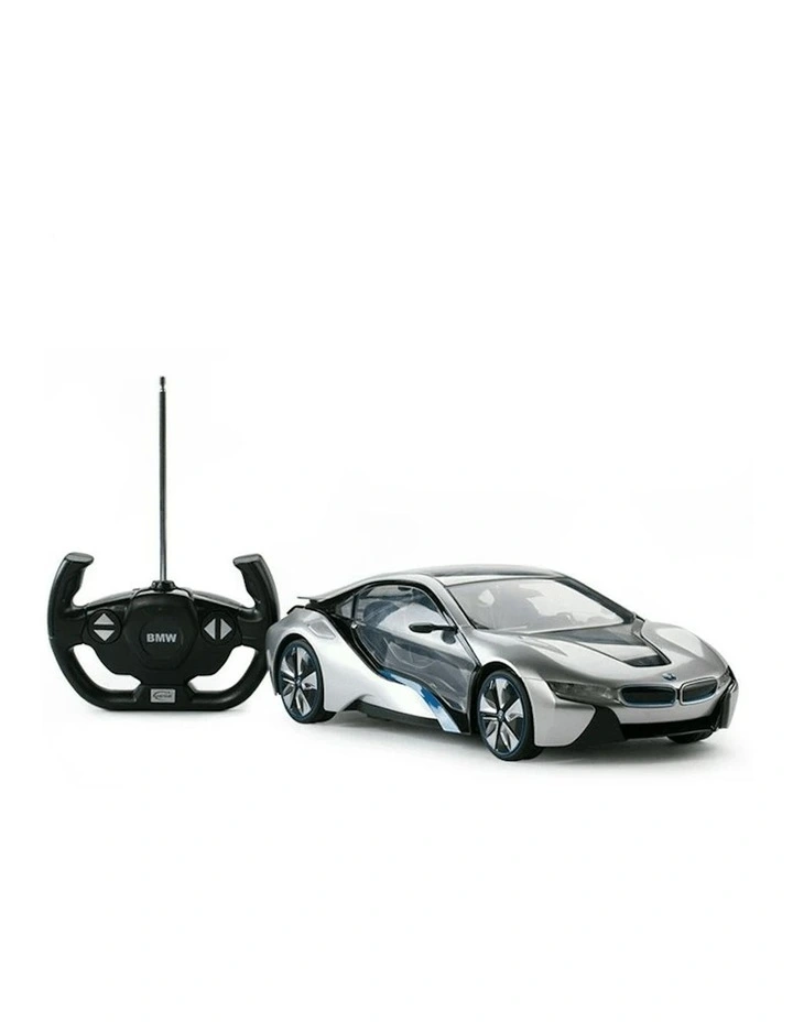 Licensed 1:14 Radio Control Car - BMW I8 With Interior Light image 2