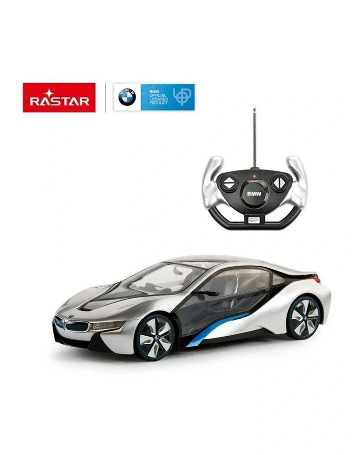 Licensed 1:14 Radio Control Car - BMW I8 With Interior Light image 6