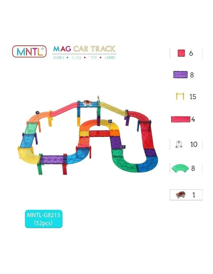 Magnetic Car Track Set 52 Pieces image 7