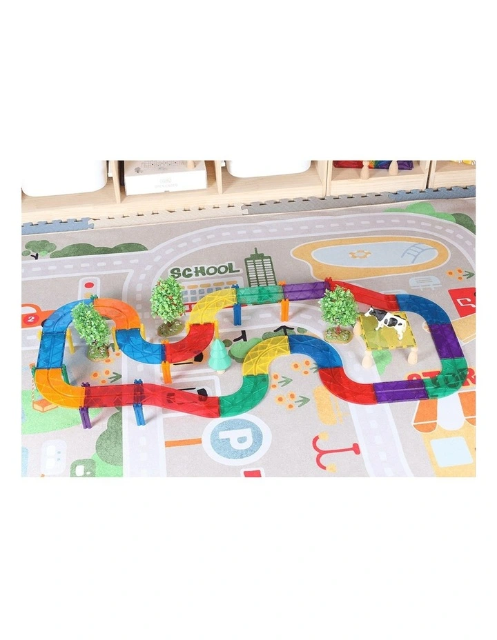 Magnetic Car Track Set 108 Pieces image 3