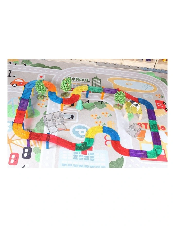 Magnetic Car Track Set 108 Pieces image 4