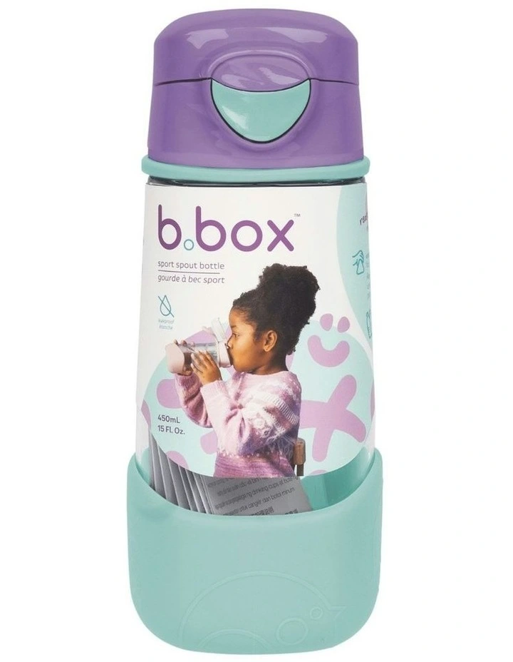 Sport Spout Bottle 450ml in Lilac Pop image 1