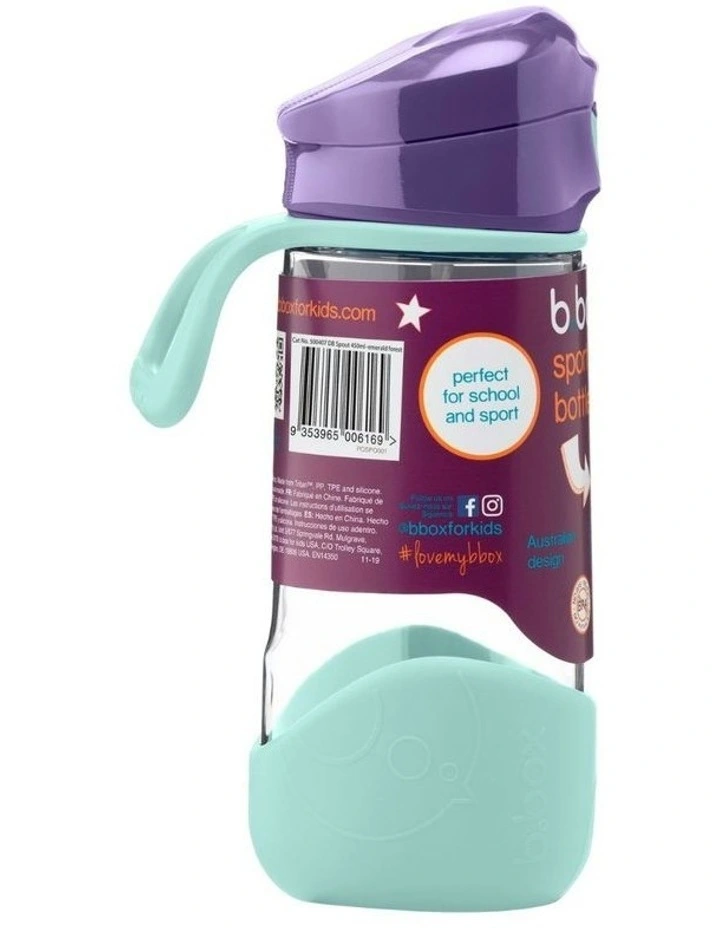 Sport Spout Bottle 450ml in Lilac Pop image 3