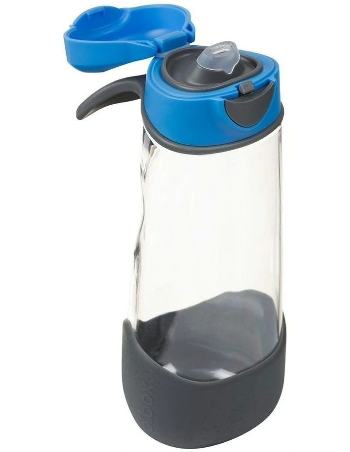 Sport Spout Bottle 600ml in Blue Slate image 4