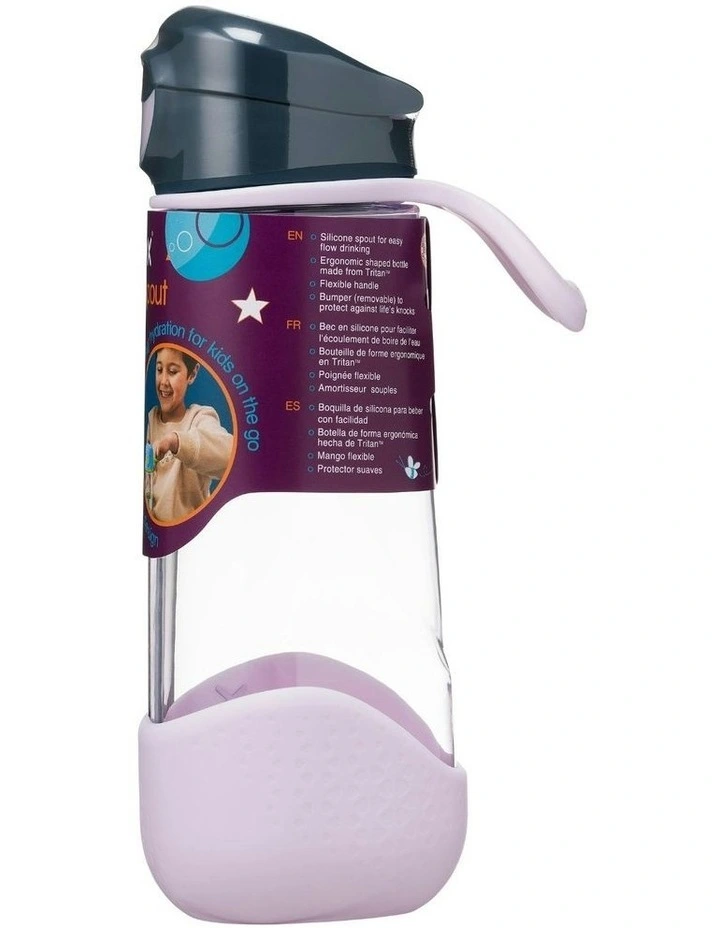 Sport Spout Bottle 600ml in Indigo Rose image 3