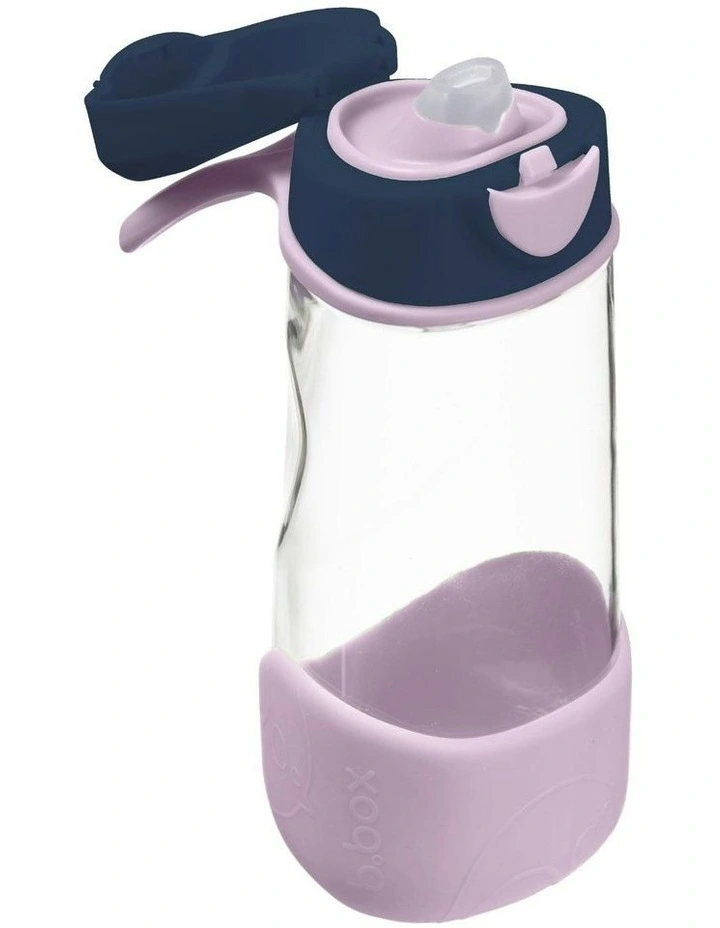 Sport Spout Bottle 600ml in Indigo Rose image 4