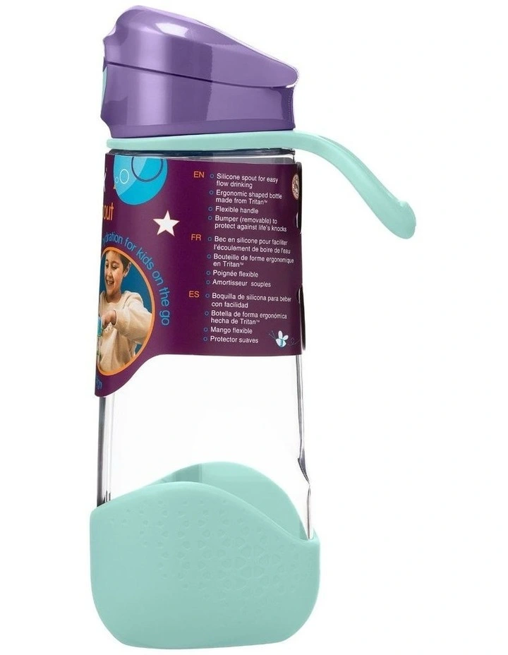 Sport Spout Bottle 600ml in Lilac Pop image 3