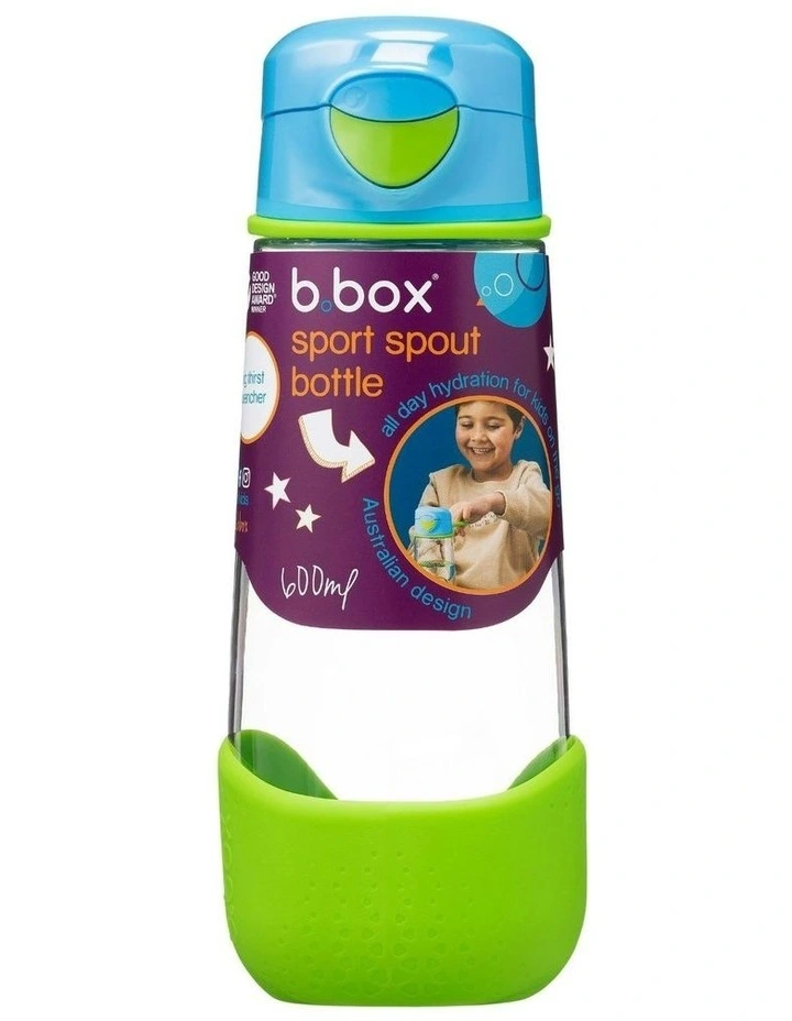 Sport Spout Bottle 600ml in Ocean Breeze image 1