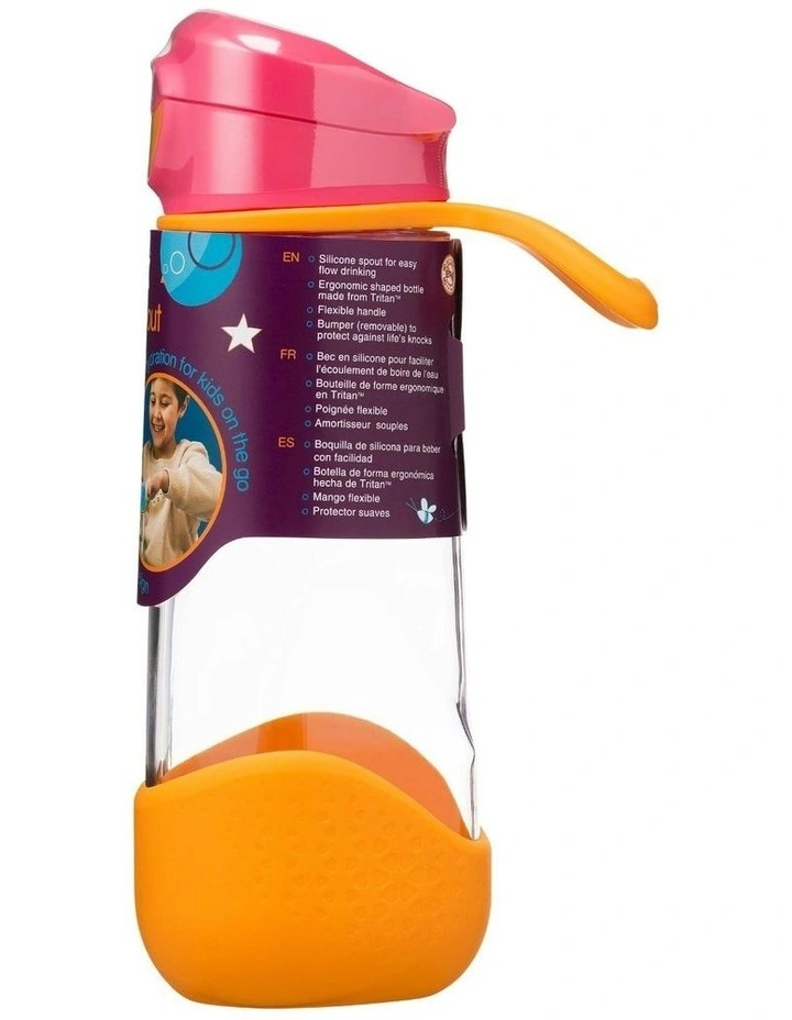 Sport Spout Bottle 600ml in Strawberry Shake image 3