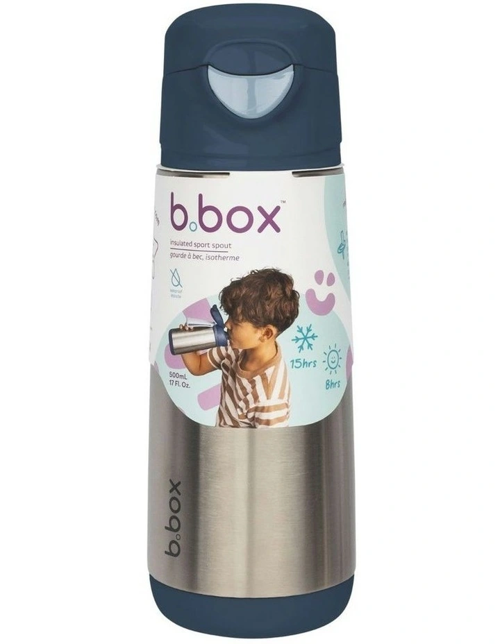 Insulated Sport Spout 500ml in Midnight image 1