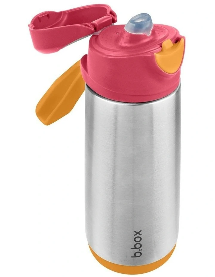 Insulated Sport Spout Bottle 500ml in Strawberry Shake image 2