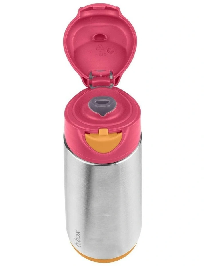 Insulated Sport Spout Bottle 500ml in Strawberry Shake image 3