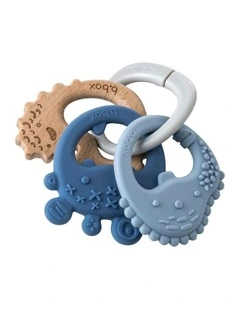 Trio Teether - Lullaby Blue