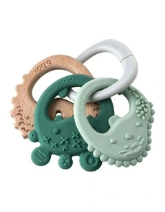 Trio Teether - Sage