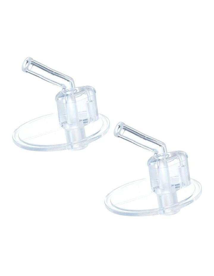 Insulated Drink Bottle Replacement Straw Tops in White image 1