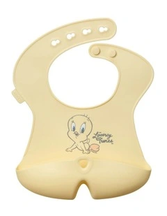 Silicone Bib in Looney Tunes