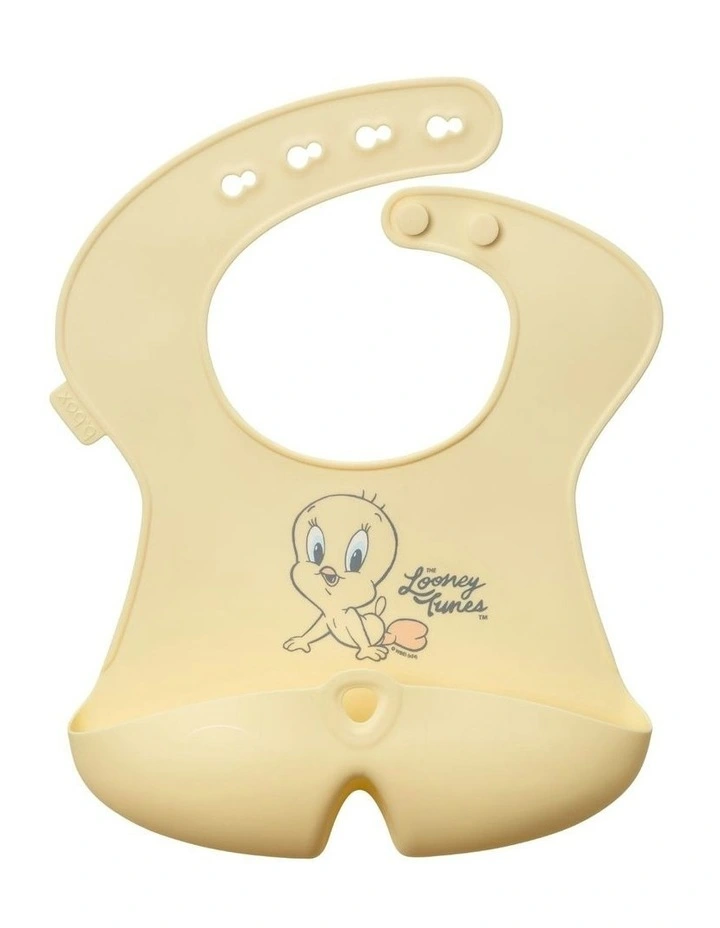 Silicone Bib in Looney Tunes image 1