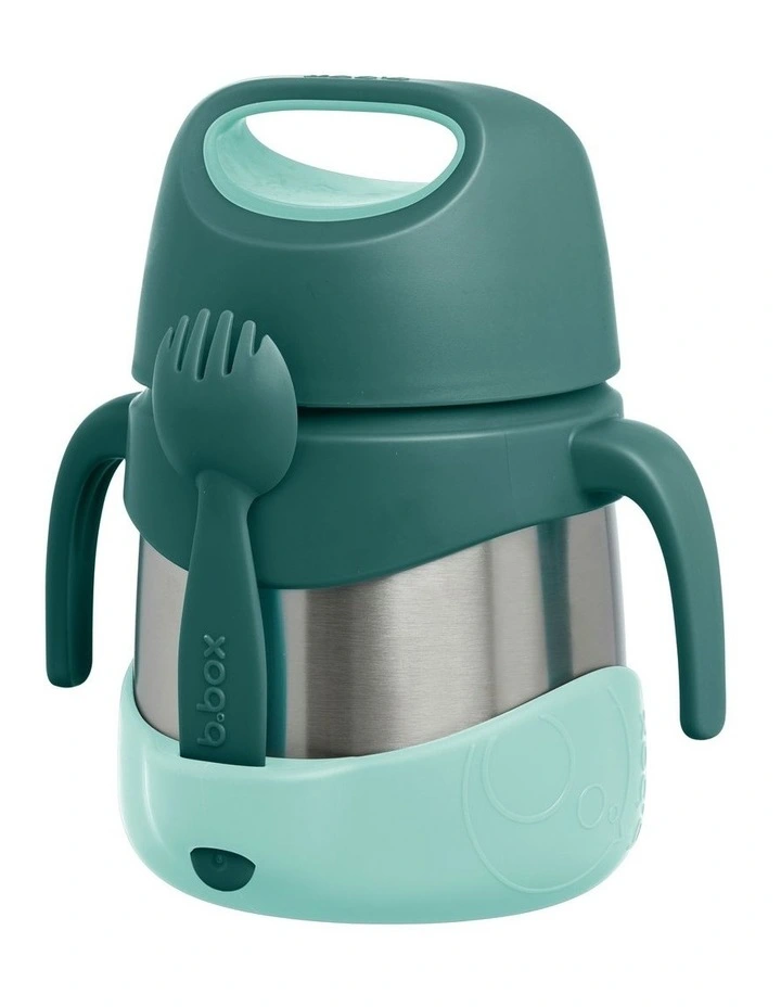 Insulated Food Jar in Emerald Forest image 1