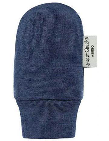 Newborn Mittens in Navy