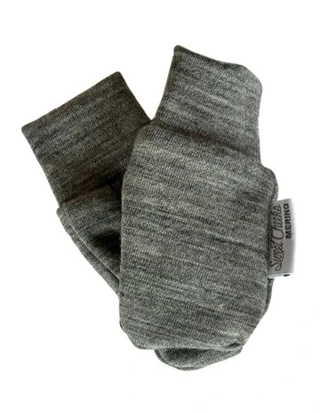Newborn Mittens in Grey Marle