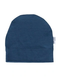 Baby Merino Beanie in Navy