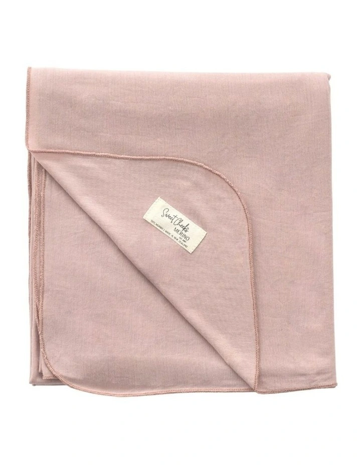 Baby Merino Wrap in Blush image 1