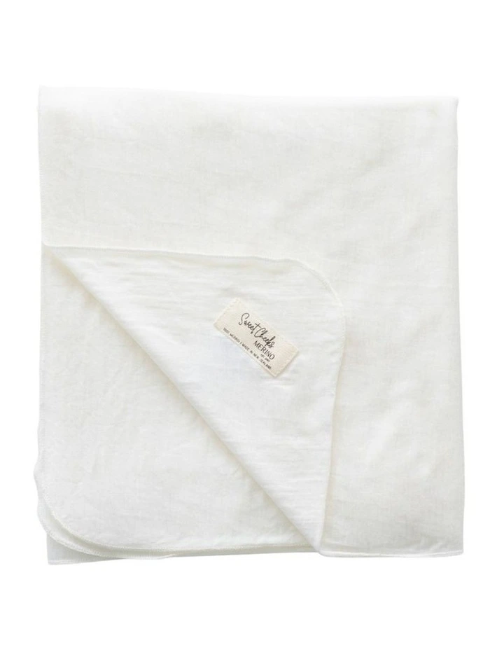 Baby Merino Wrap in Vanilla image 1