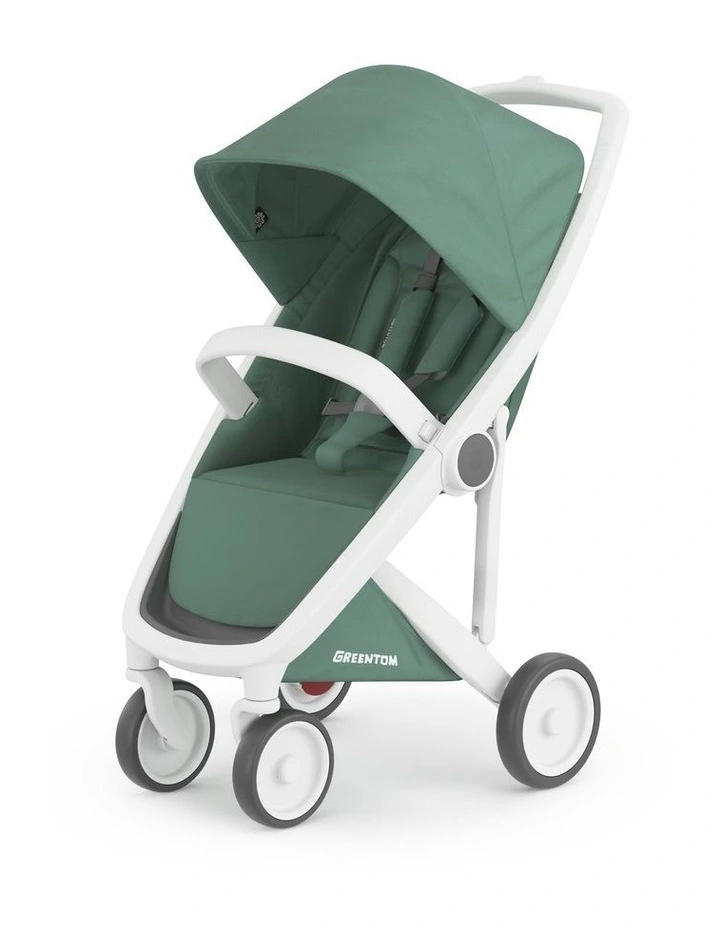 Classic Stroller in White/Sage image 1