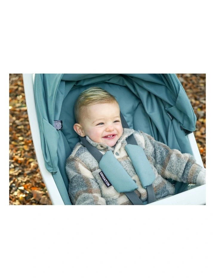 Classic Stroller in White/Sage image 4