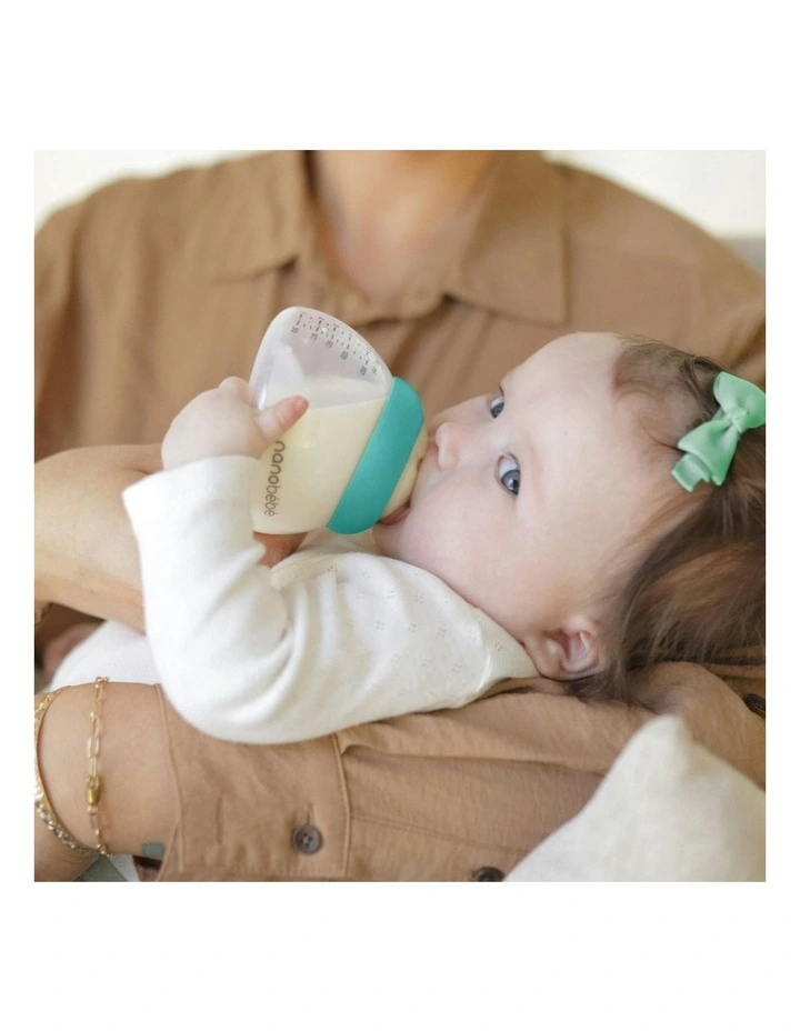 Breastmilk Bottle Gen 2 1 Pack in Teal image 2