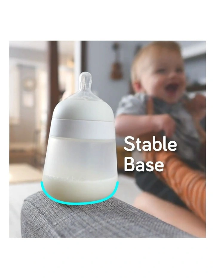 Flexy Silicone Bottle 150ml 2 Pack in White image 6