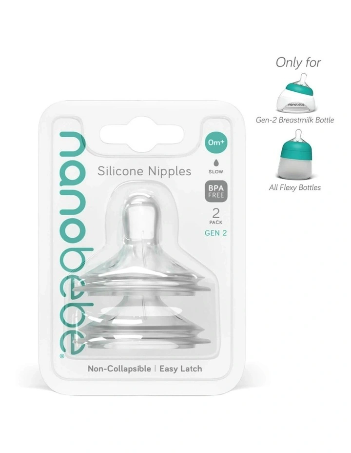 Silicone Bottle Teats  2 Pack Gen 2 image 6