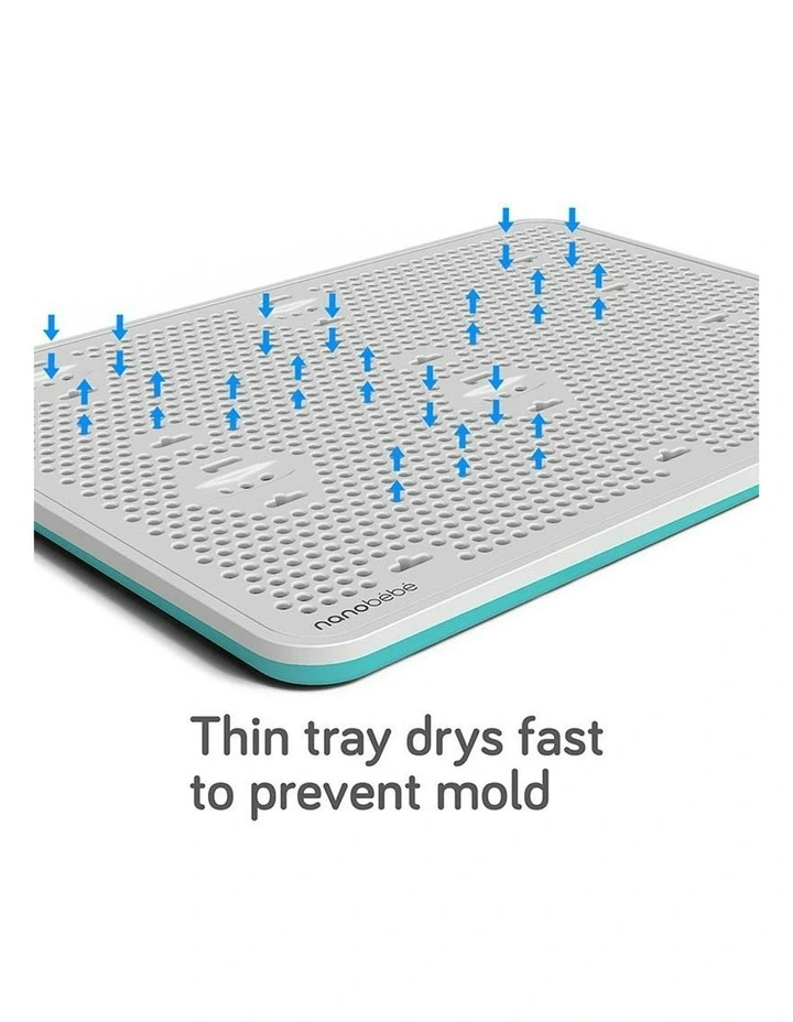 Slim Drying Rack in White image 3