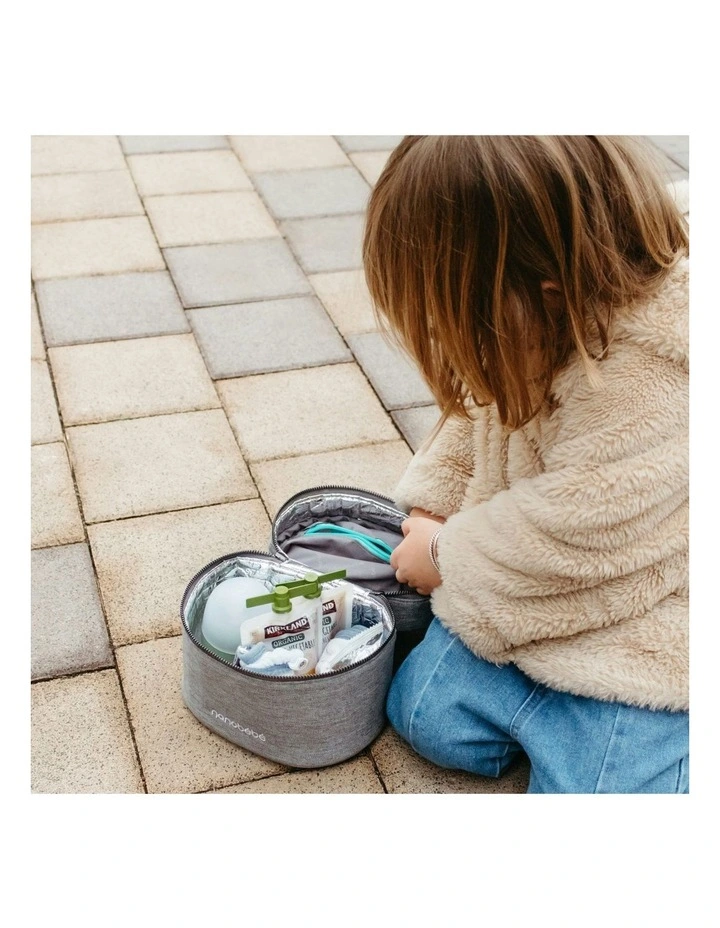 Deluxe Baby Bottle Cooler Bag in Grey image 6