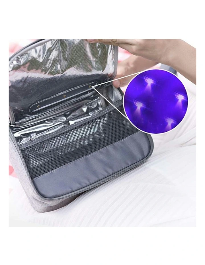 UV Sterilisation Travel Bag in Grey image 7
