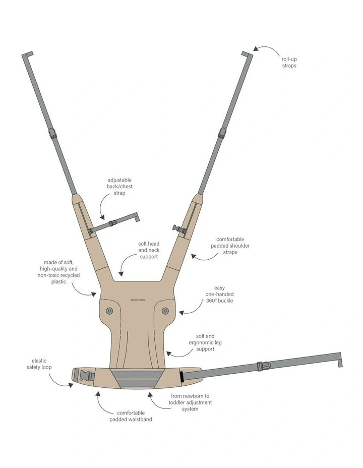 Baby Carrier in Cream image 6
