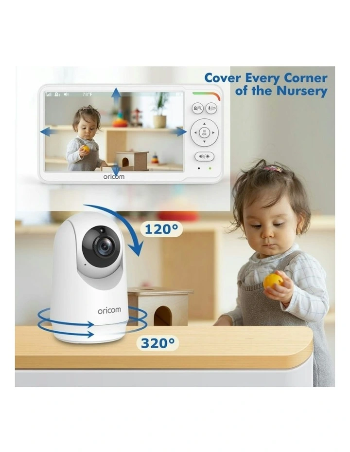 SC640 6 Video Baby Monitor with Motorised Pan/Tilt image 5