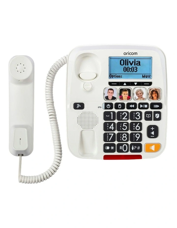 Big Button Amplified Phone With Cordless Handset image 4