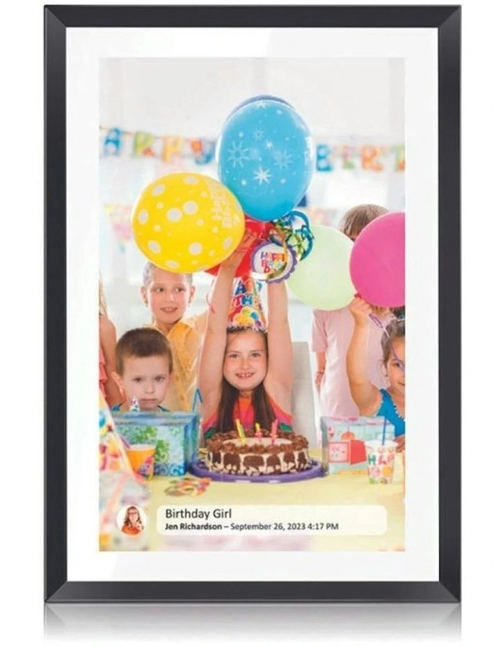 10.1 Smart Photo Frame With Instant Photo Sharing in Black image 3