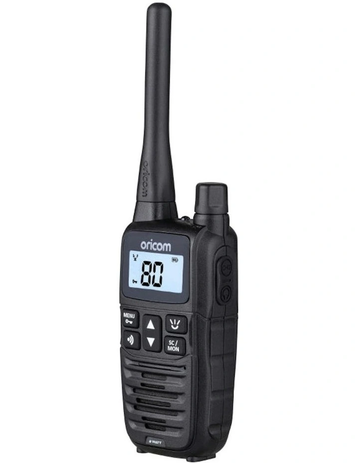Handheld 2 Watt UHF CB Radio Twin Pack UHF2400-2 in Black image 4