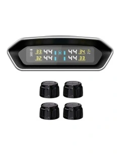 TPS10-4E Real Time Tyre Pressure Monitoring System 4 External Sensors in Black
