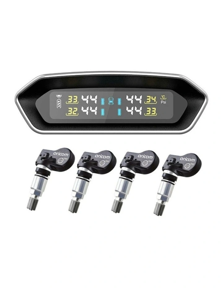TPS10-4I Real Time Tyre Pressure Monitoring System 4 Internal Sensors in Black image 1