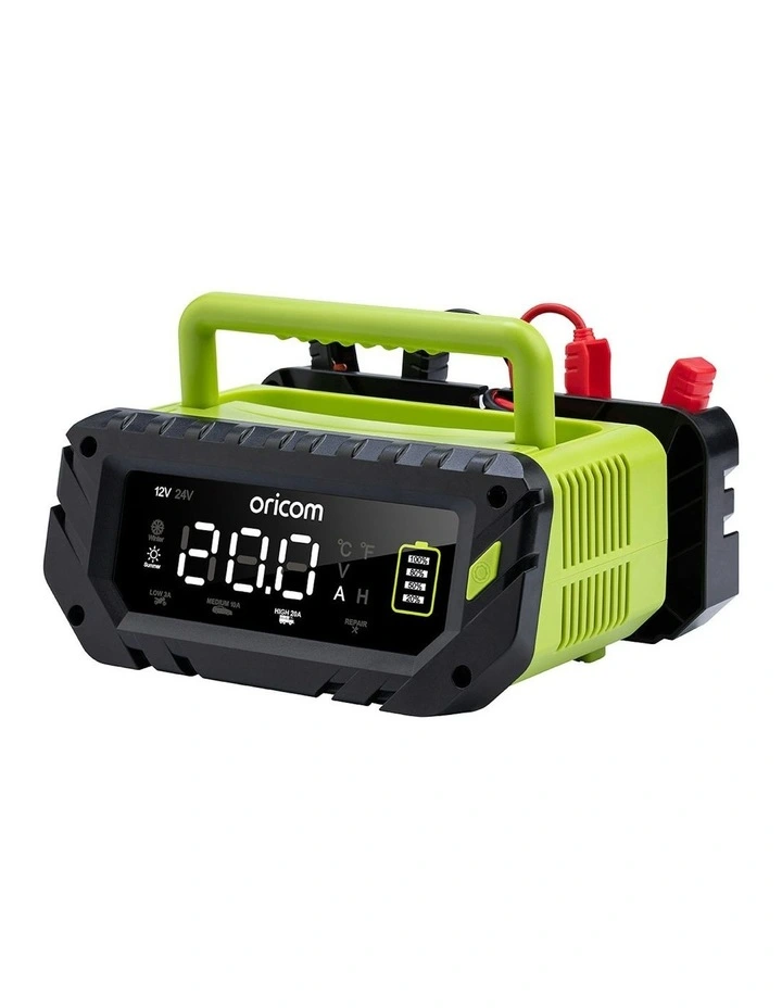 BC210 12/24V 20Amp Battery Charger and Maintainer in Green image 3