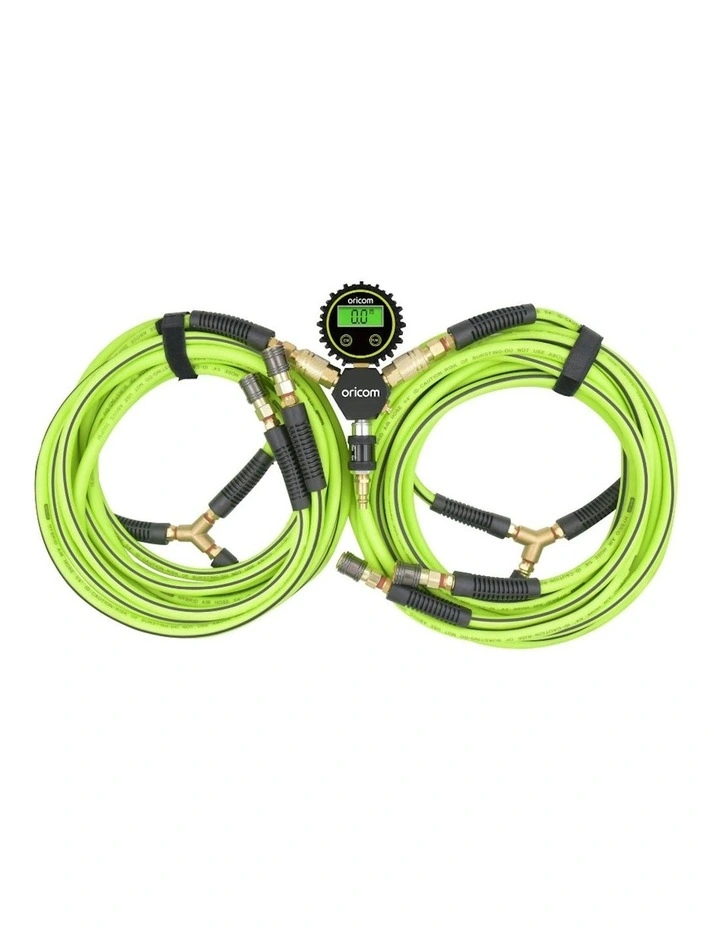 MTDI4 Quad Tyre Inflator/Deflator Kit in Green image 1